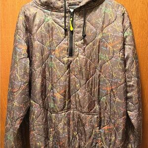 Green Wolf Tactical Splatter Print Quilted Jacket